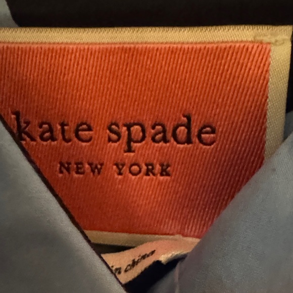 Kate Spade Blue and Black Floral Midi Dress - Picture 4 of 4